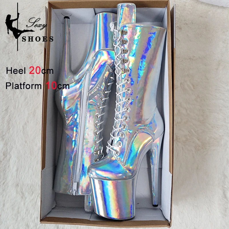 Laser Shine Ankle Boots – Für deinen glänzenden Auftritt