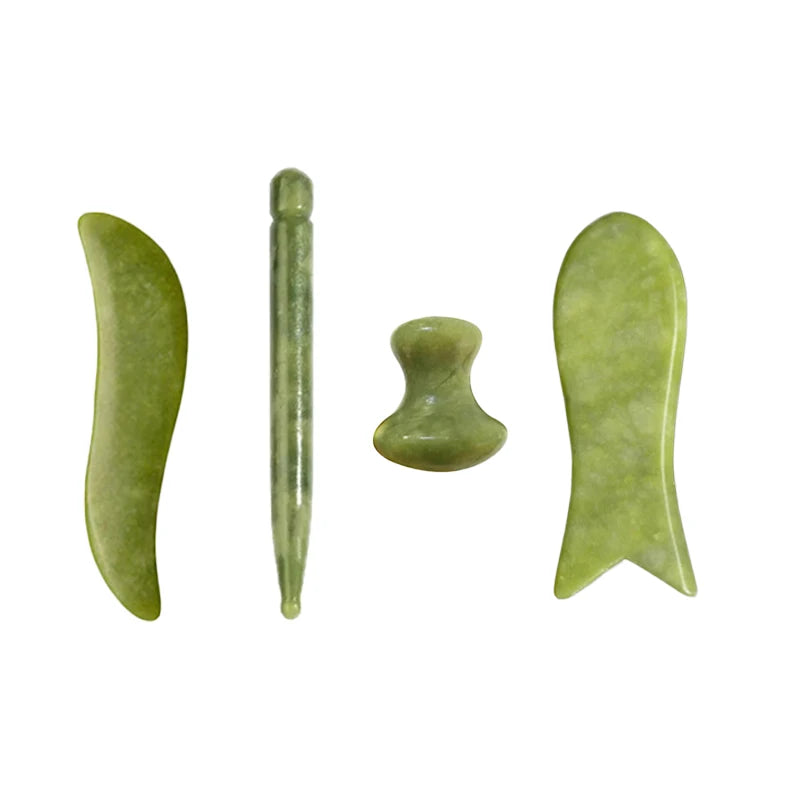 100 % Naturstein Gua Sha & Jade Roller Set – Pure Beauty. Natürlich gepflegt.