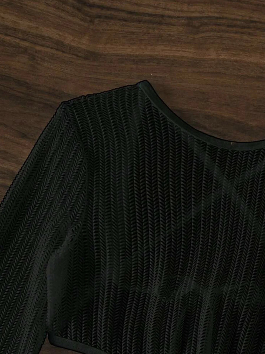 Bikini-Set mit Mesh Cover-Up – sexy, vielseitig & perfekt für deinen Beach-Look