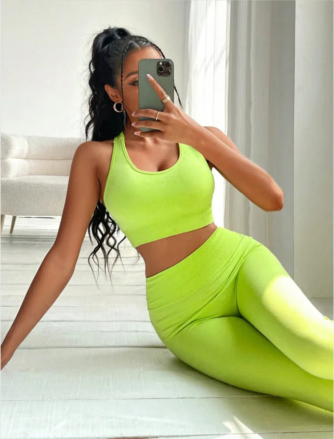 Nahtloses Sport-Set für Damen – Dein Komplett-Outfit für Yoga & Gym