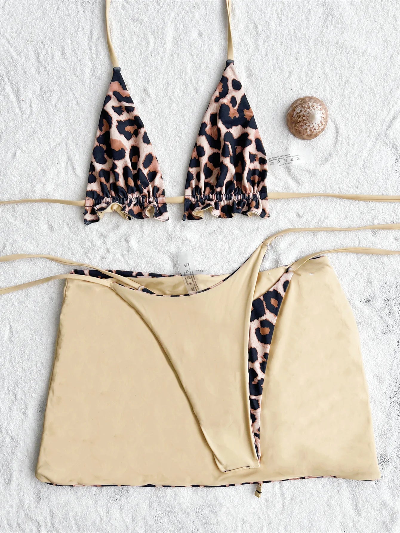 Wendbarer 3-teiliges Bikini-Set – zwei Styles in einem!