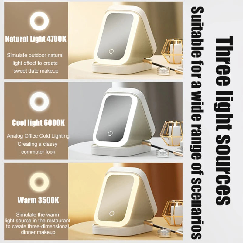 Make-up Aufbewahrungsbox mit LED-Spiegel – Dein Beauty-Must-have für unterwegs! 💋