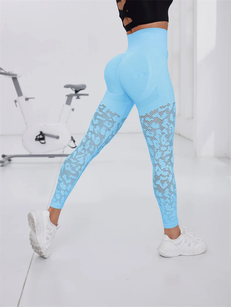 TRY TO BN Sport‑Leggings – Nahtlose Mesh‑Power für dein Workout