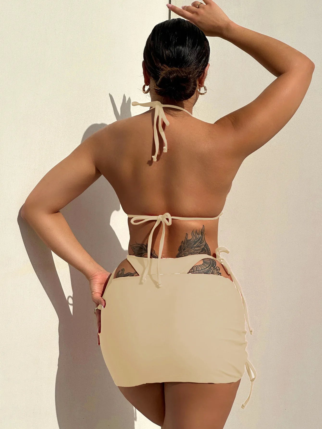 Wendbarer 3-teiliges Bikini-Set – zwei Styles in einem!