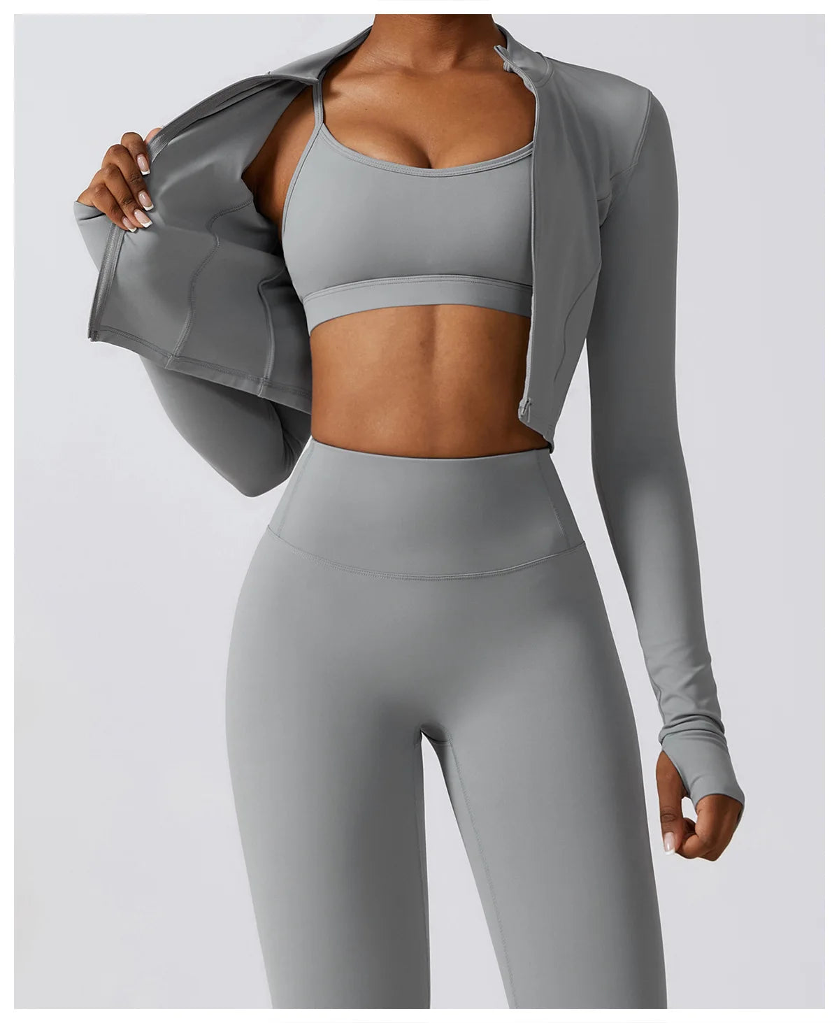 Stylisches 3er Workout Outfit für Damen – Dein perfekter Begleiter für Fitness und Gym