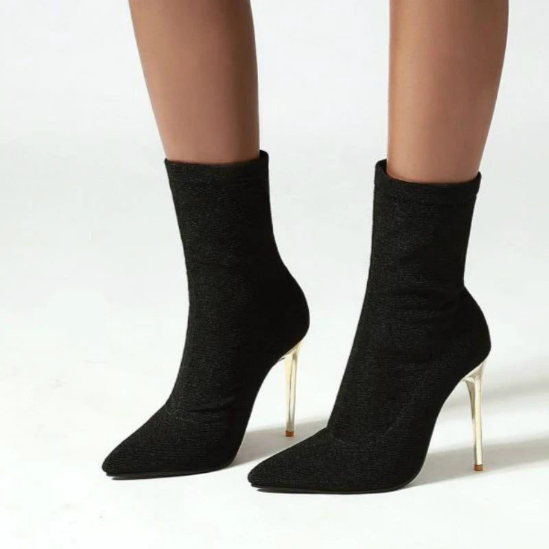 Stretch Sock Boots – Fashion trifft Komfort mit sexy Silhouette