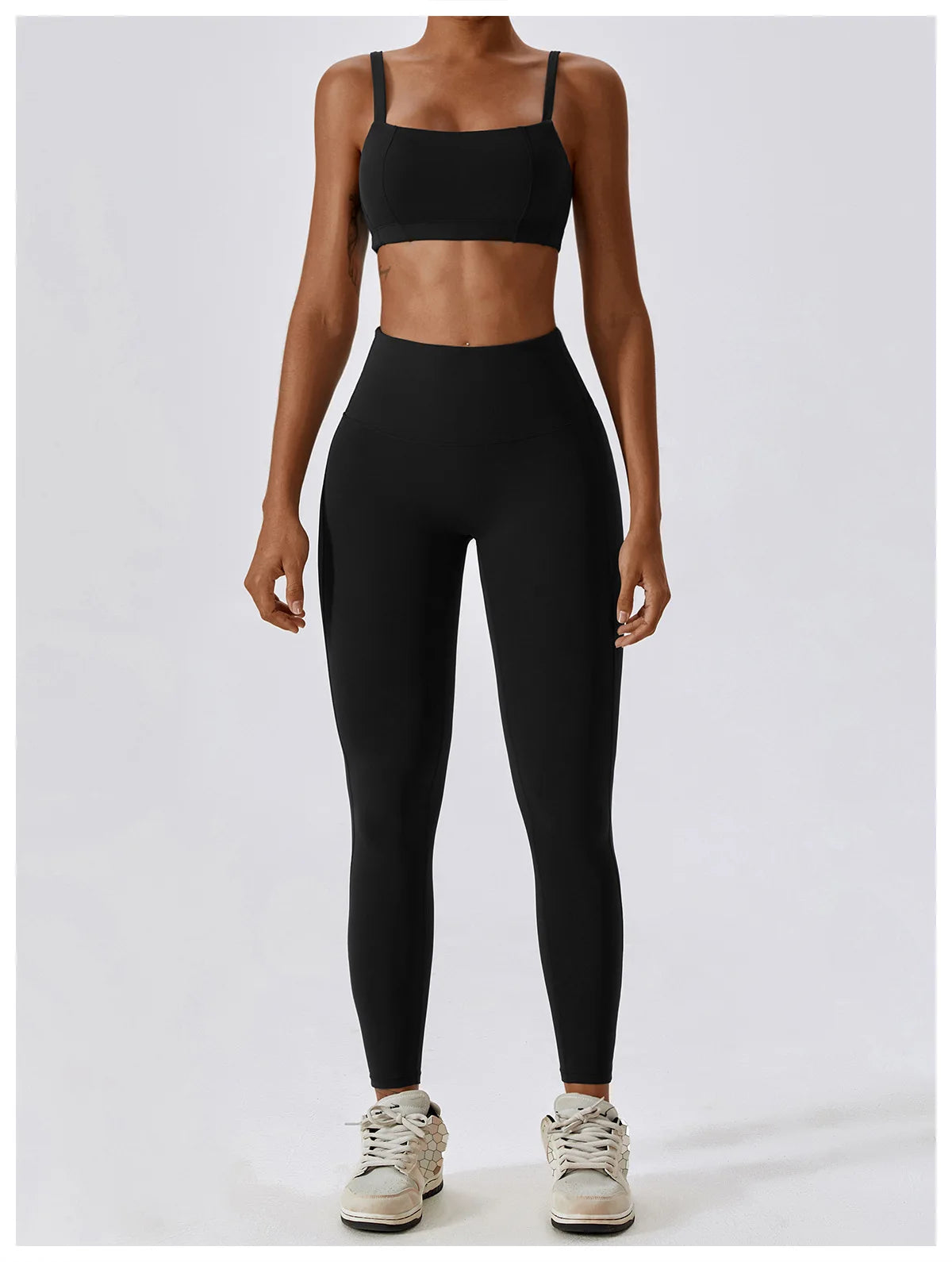 2-teiliges Yoga-Set – Nude Feel für Höchsten Komfort und Stil