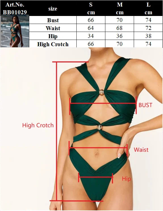 Cut-Out Bikini-Set – trendbewusst, sexy & perfekt für den Sommer