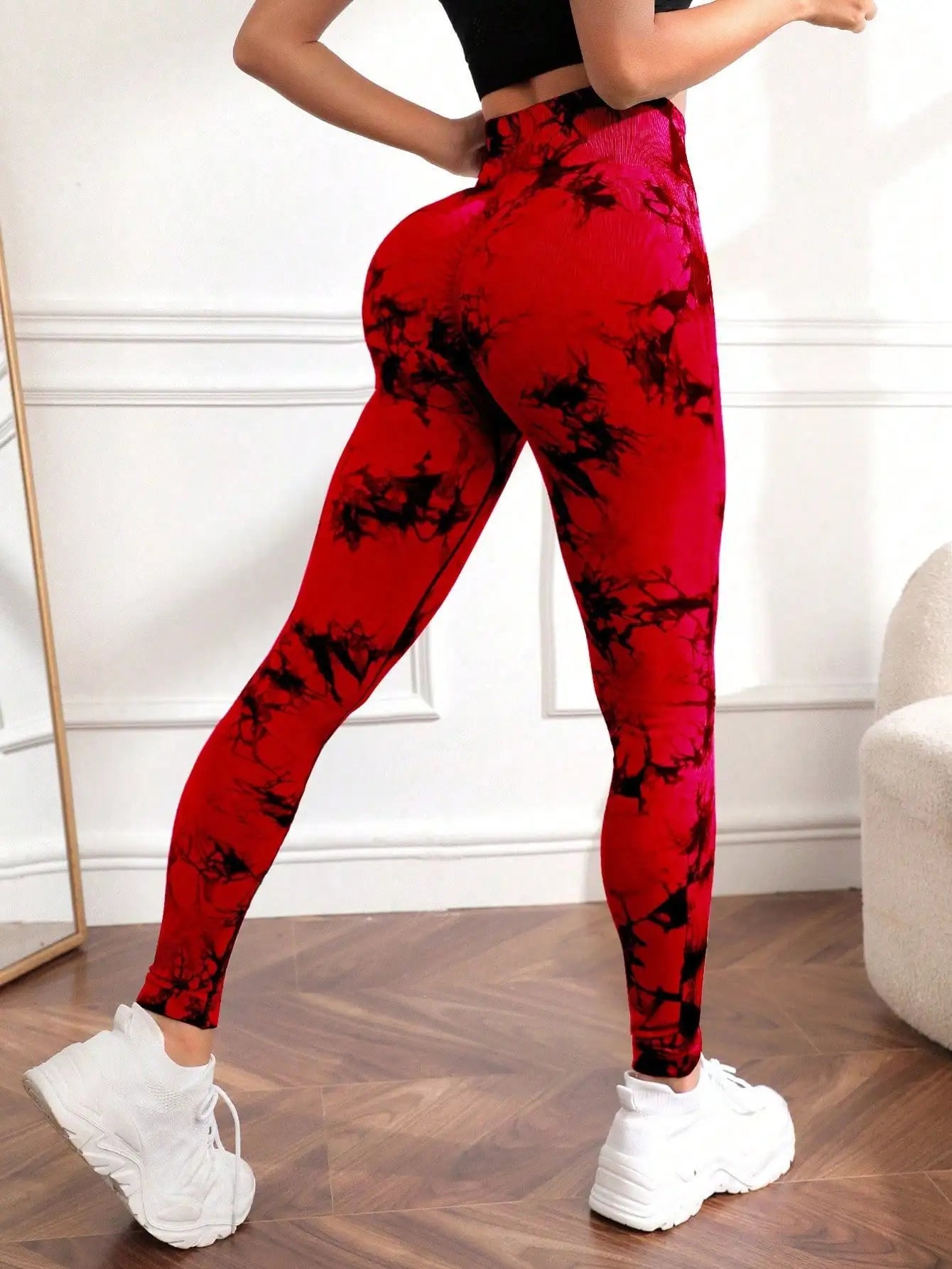 Tie-Dye Yoga Leggings – Perfekter Sitz & Stylischer Look
