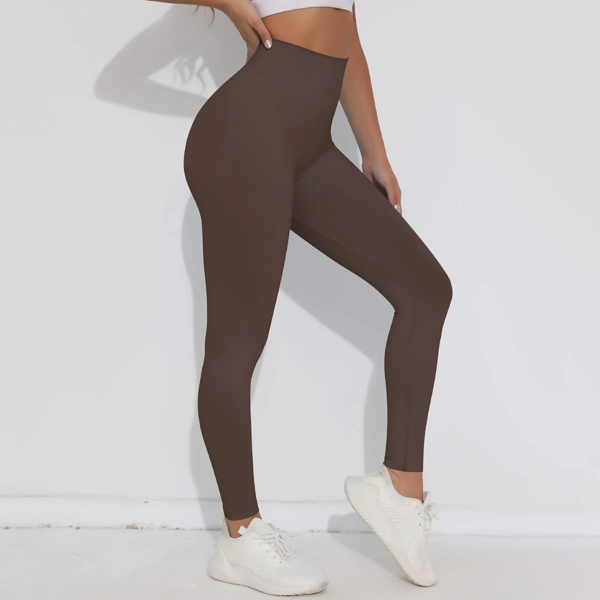 V-Butt Yoga Leggings – High-Waist Fitnesshose mit Push-Up-Effekt