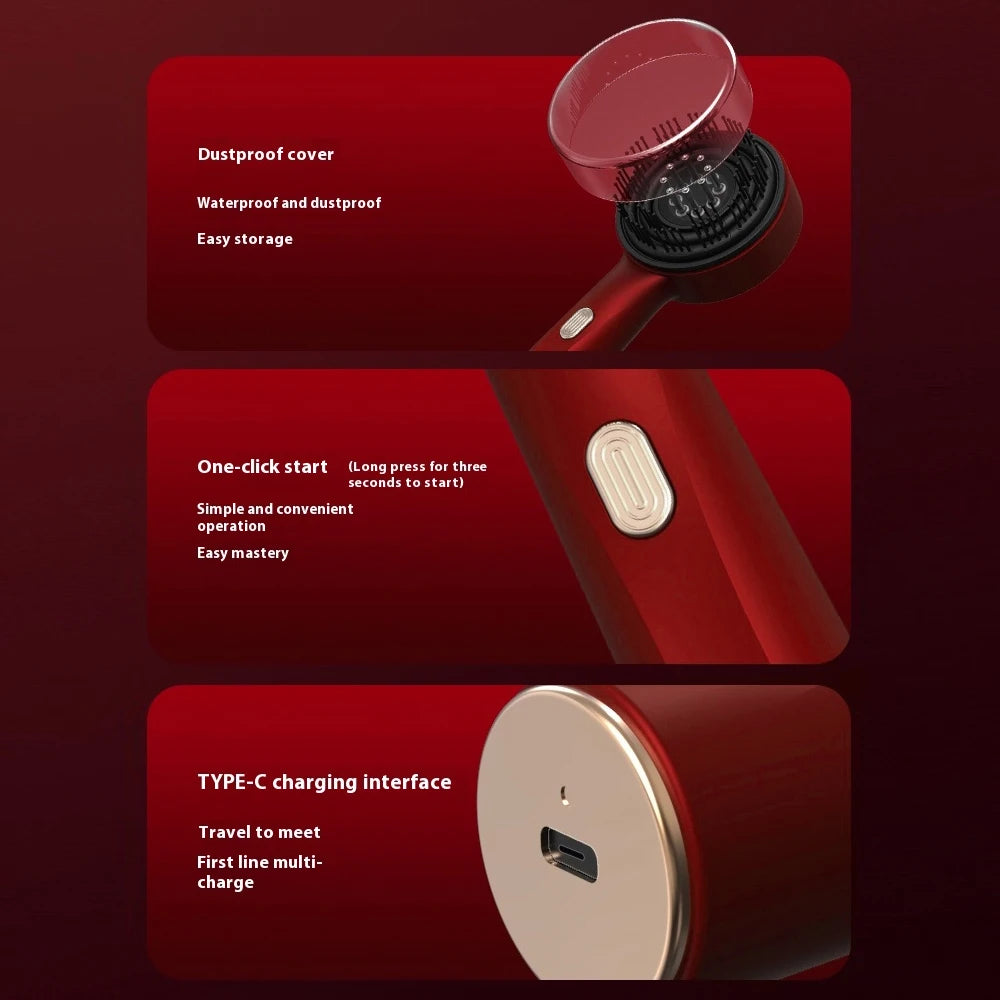 Elektrische Haarwuchsbürste mit Infrarotlicht – Deine Power-Kur für volles, gesundes Haar! ✨