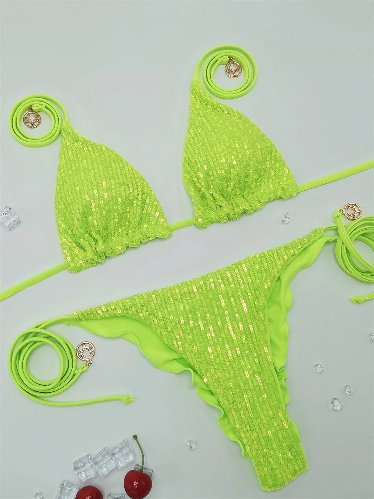Glitzer Pailletten Bikini – funkelnd, sexy & gemacht für den großen Auftritt