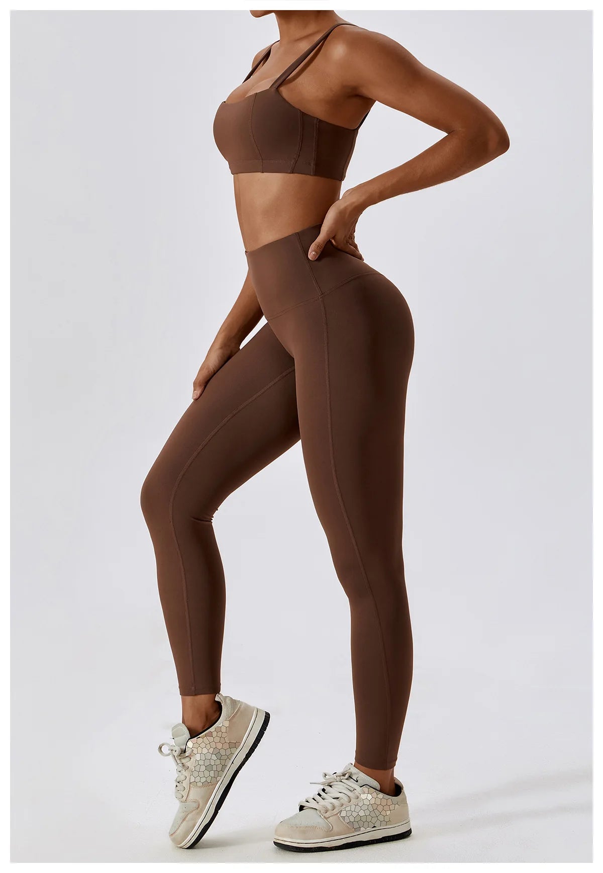 2-teiliges Yoga-Set – Nude Feel für Höchsten Komfort und Stil