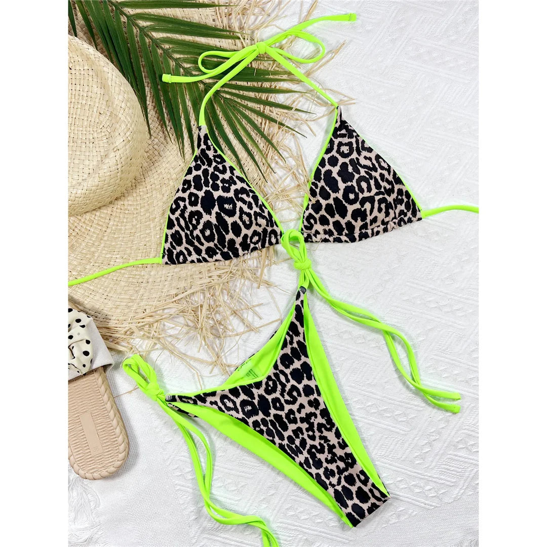 Halter-Bikini im Brazilian-Style – sexy, farbenfroh & perfekt für deinen Sommer