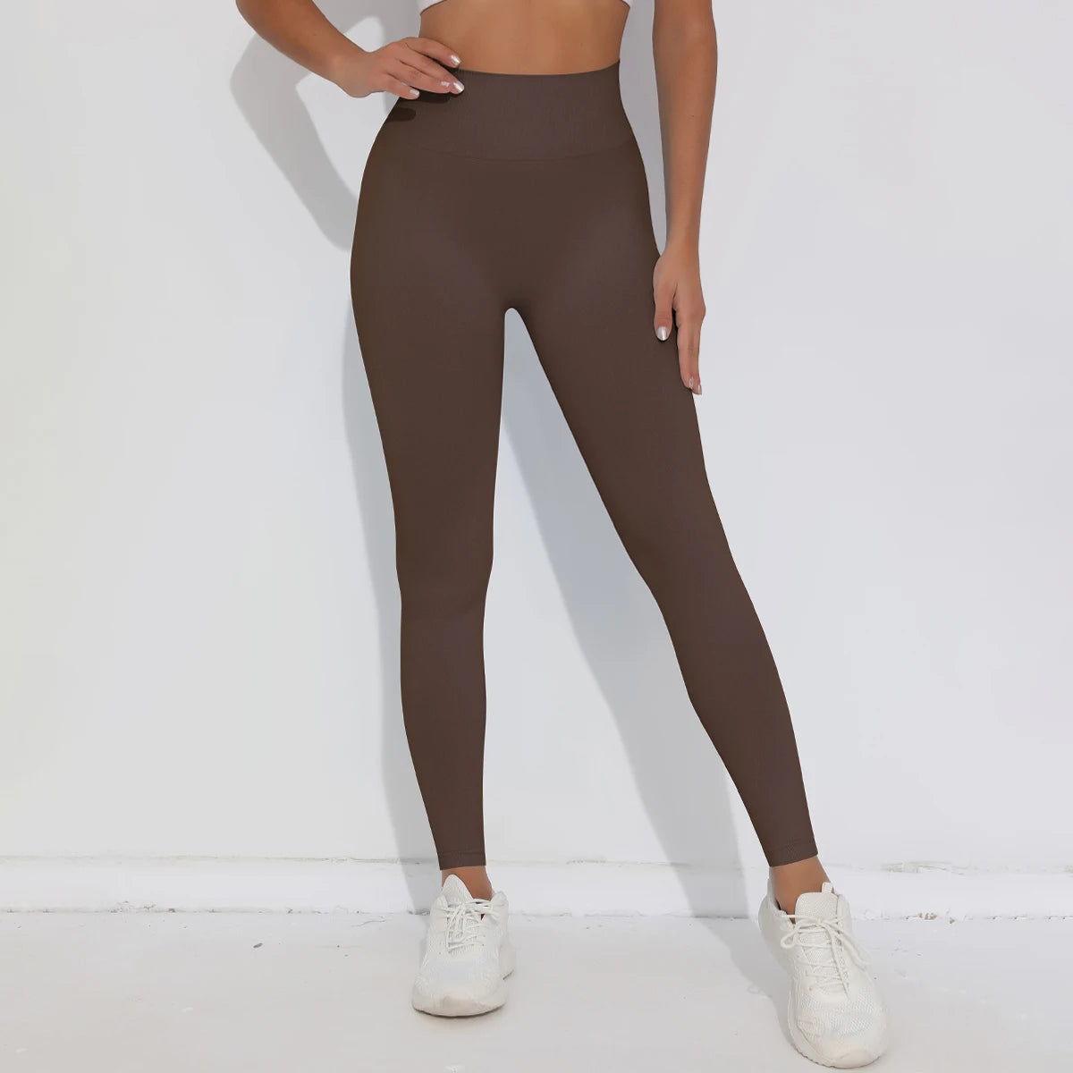 V-Butt Yoga Leggings – High-Waist Fitnesshose mit Push-Up-Effekt