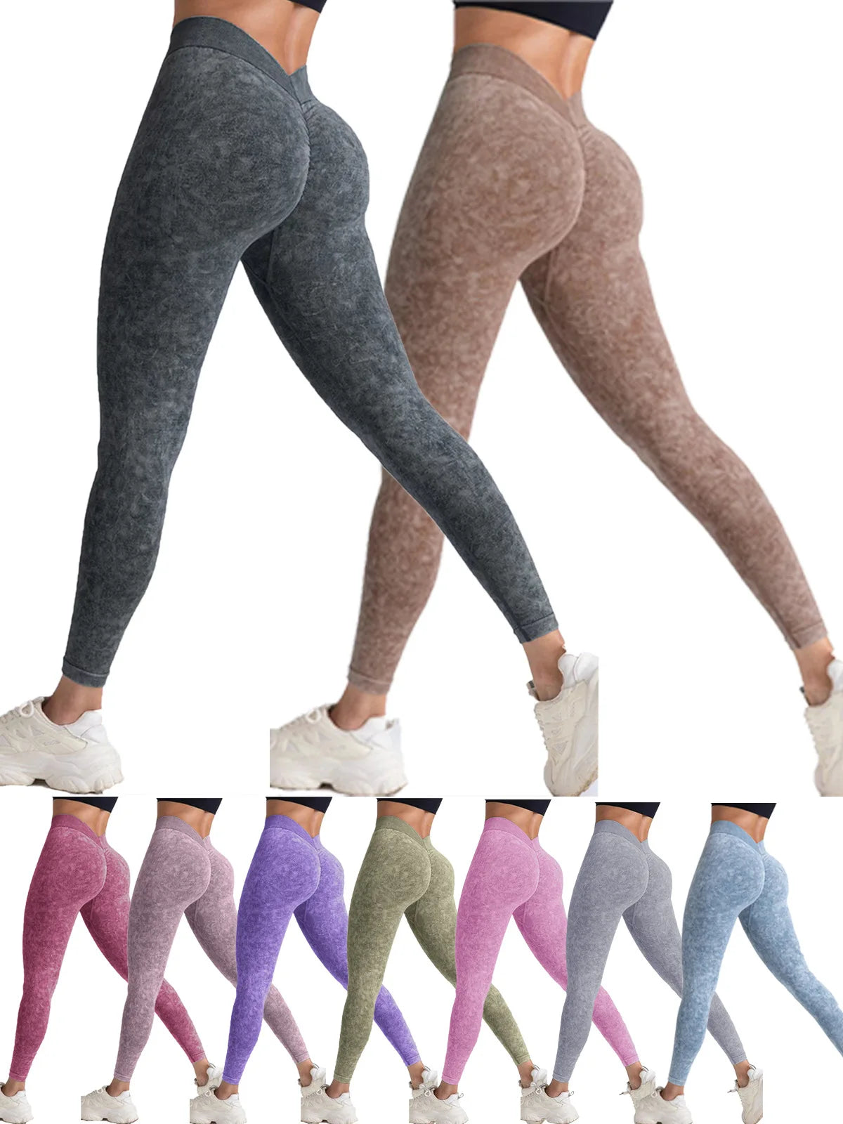 Nahtlose V-Back Leggings β Kurvenbetont & Komfort pur π