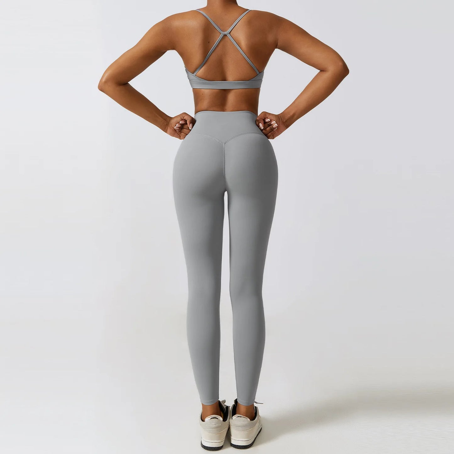 Stylisches 3er Set Workout Outfit für Damen – Perfekt für Fitness, Yoga & Sport