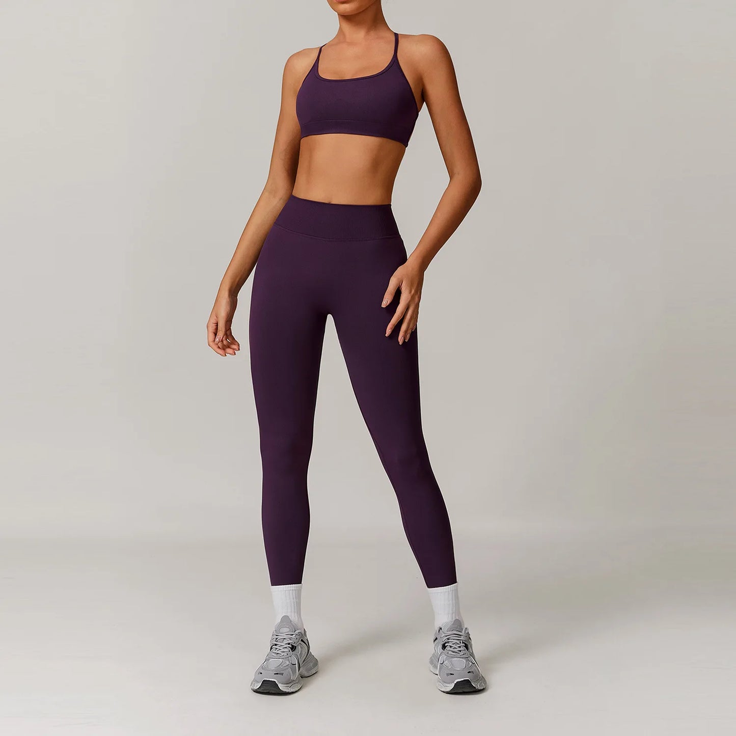 Power Look fürs Workout 💪 2-teiliges Seamless Yoga Set