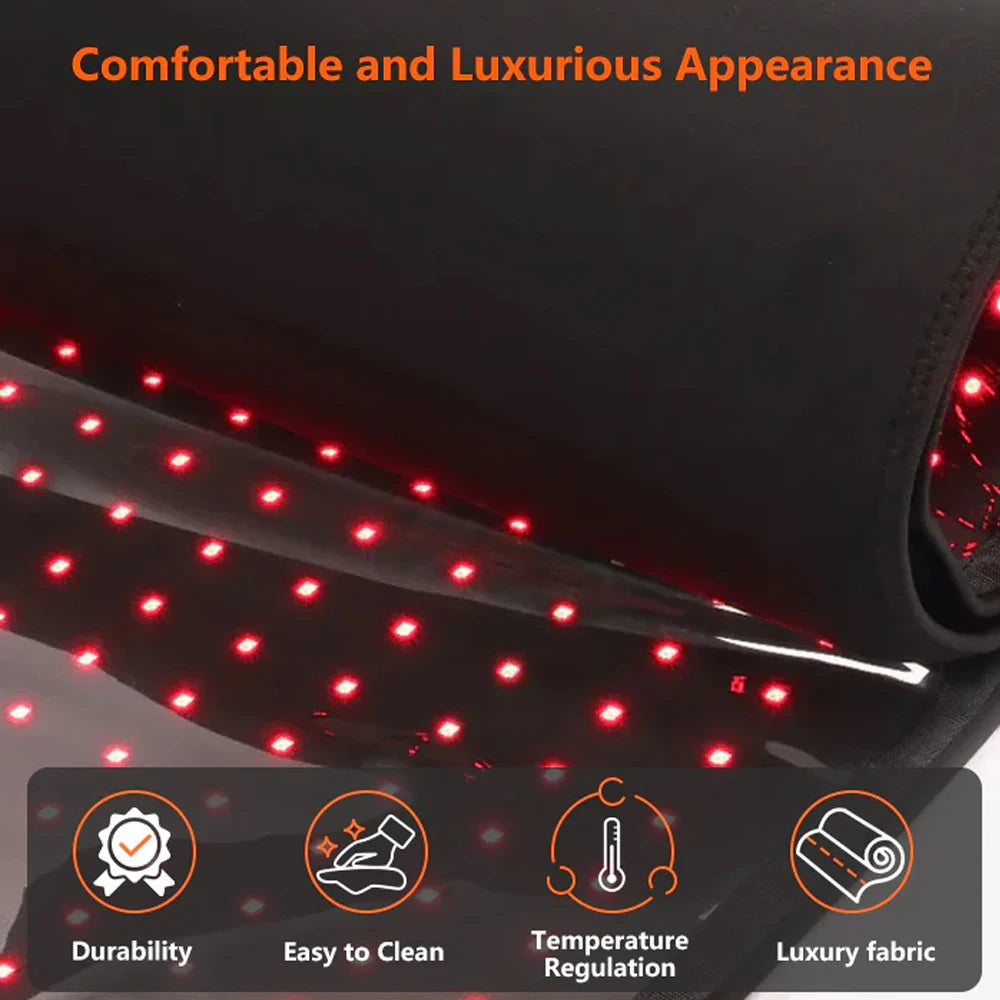 Tiefenentspannung für deinen Körper – mit dem aktualisierten Rotlicht-Therapie Heizkissen 🔥