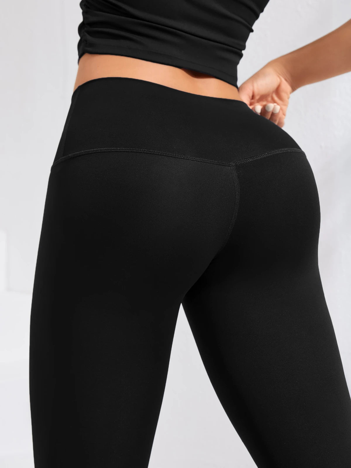 Hohe Taille Yoga-Leggings – Perfekte Passform für Sport & Alltag