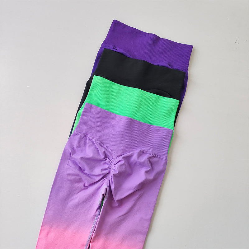 Gradient Goals – Seamless Push-Up Leggings 💫