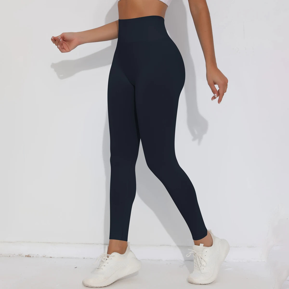 V-Butt Yoga Leggings – High-Waist Fitnesshose mit Push-Up-Effekt