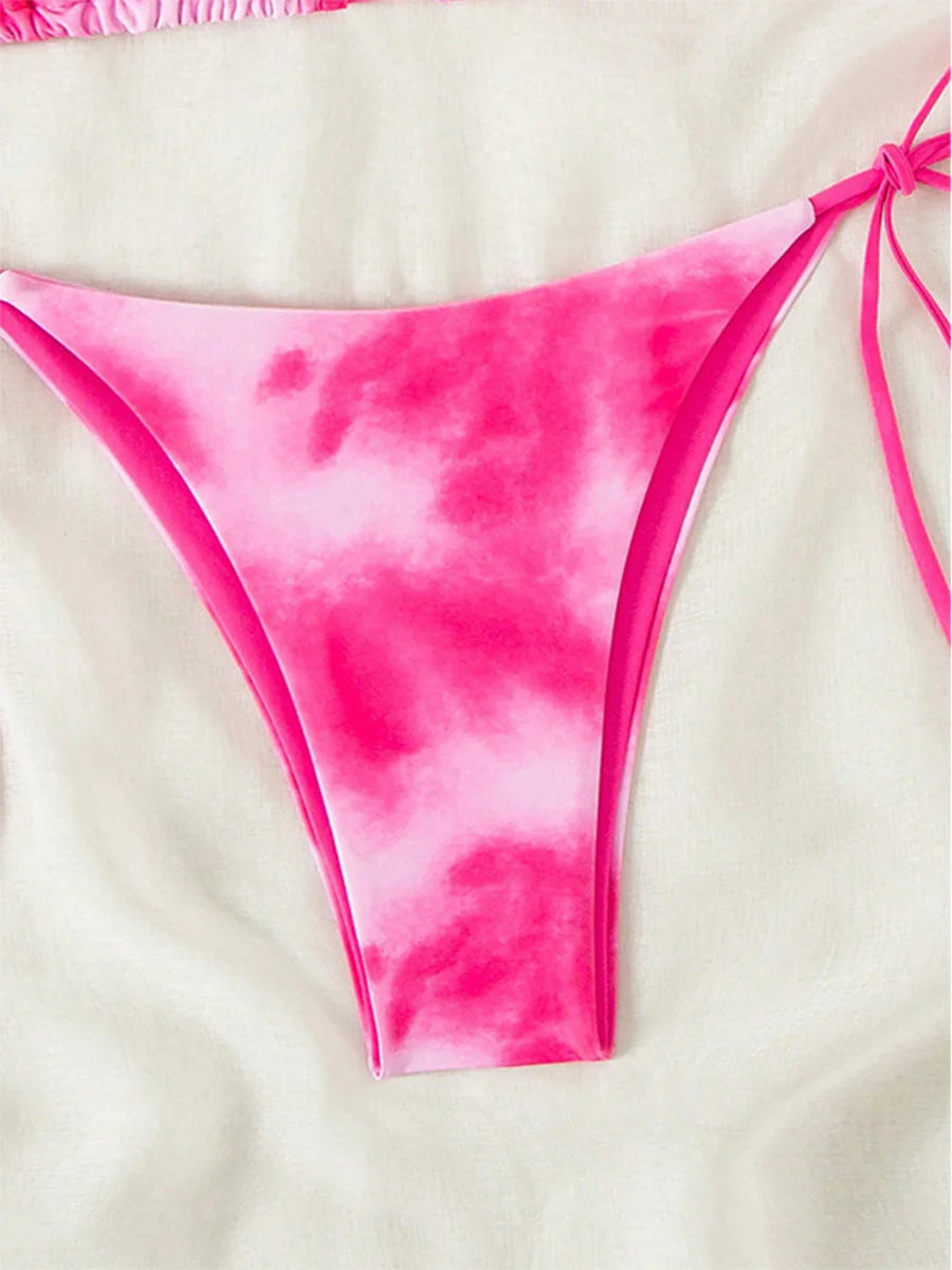 Tie-Dye Bikini-Set – farbenfroh, sexy & absolut im Trend