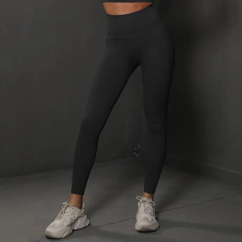 Nahtlose Fitness-Leggings – Push-Up & Hohe Taille für Perfekten Halt