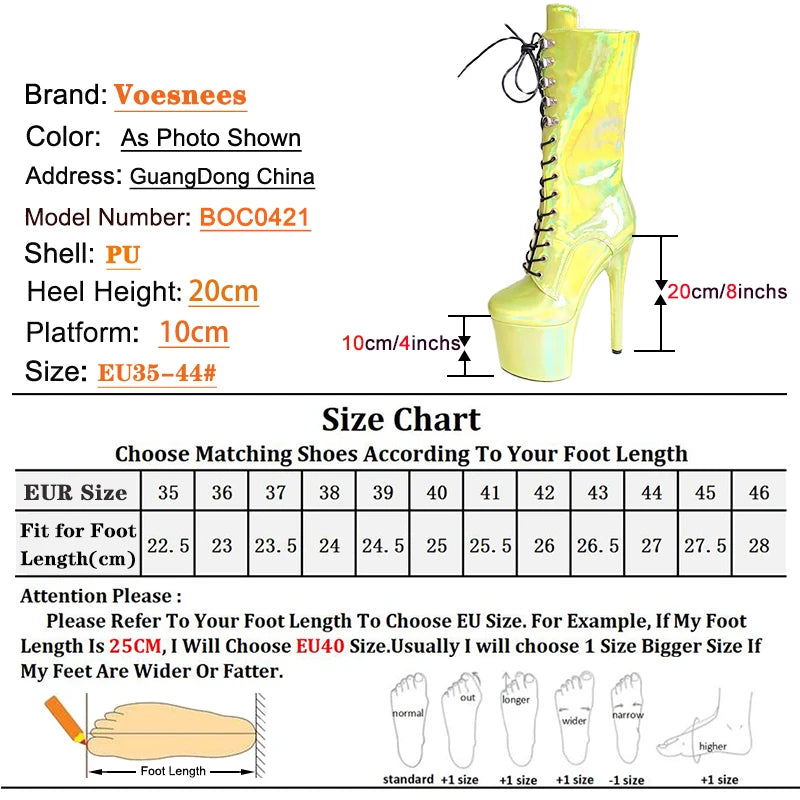 Laser Shine Ankle Boots – Für deinen glänzenden Auftritt