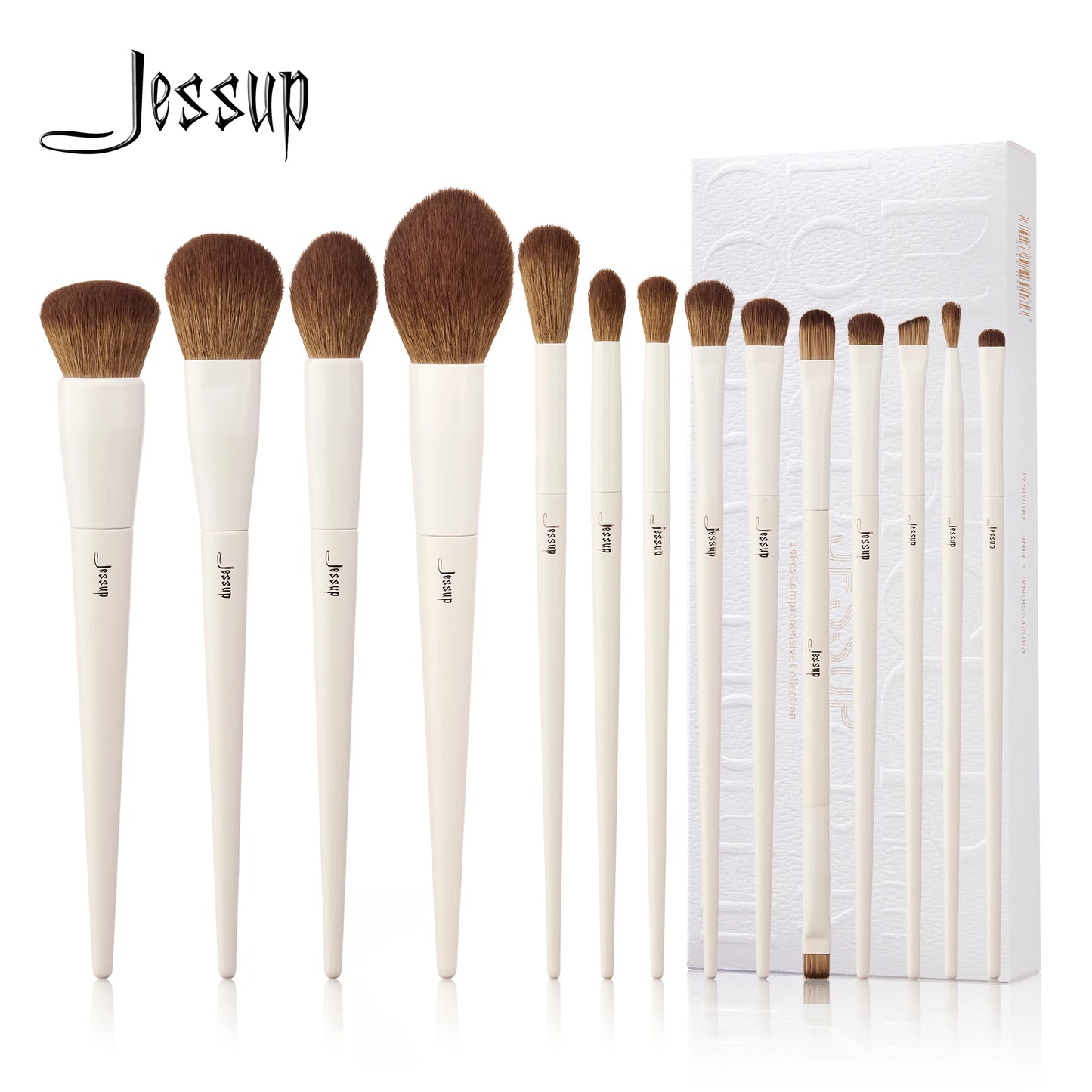 Jessup 14-teiliges Make-up-Pinsel-Set – Profi-Tools für dein perfektes Finish! ✨