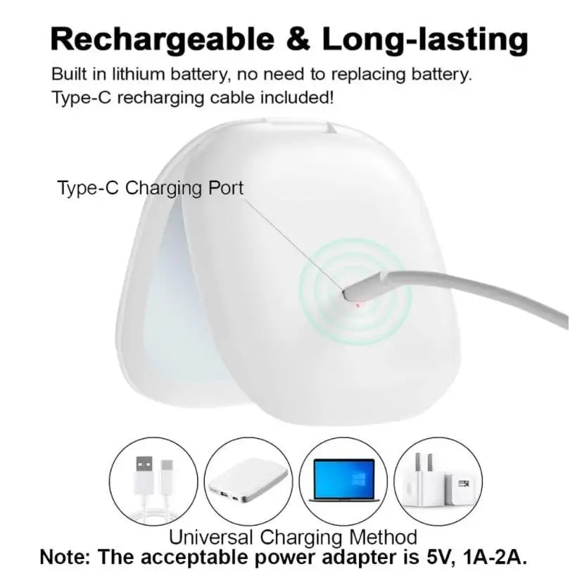 2‑Face Sides Touch Compact LED Spiegel – Dein Mini-Make-up-Wunder für unterwegs! ✨