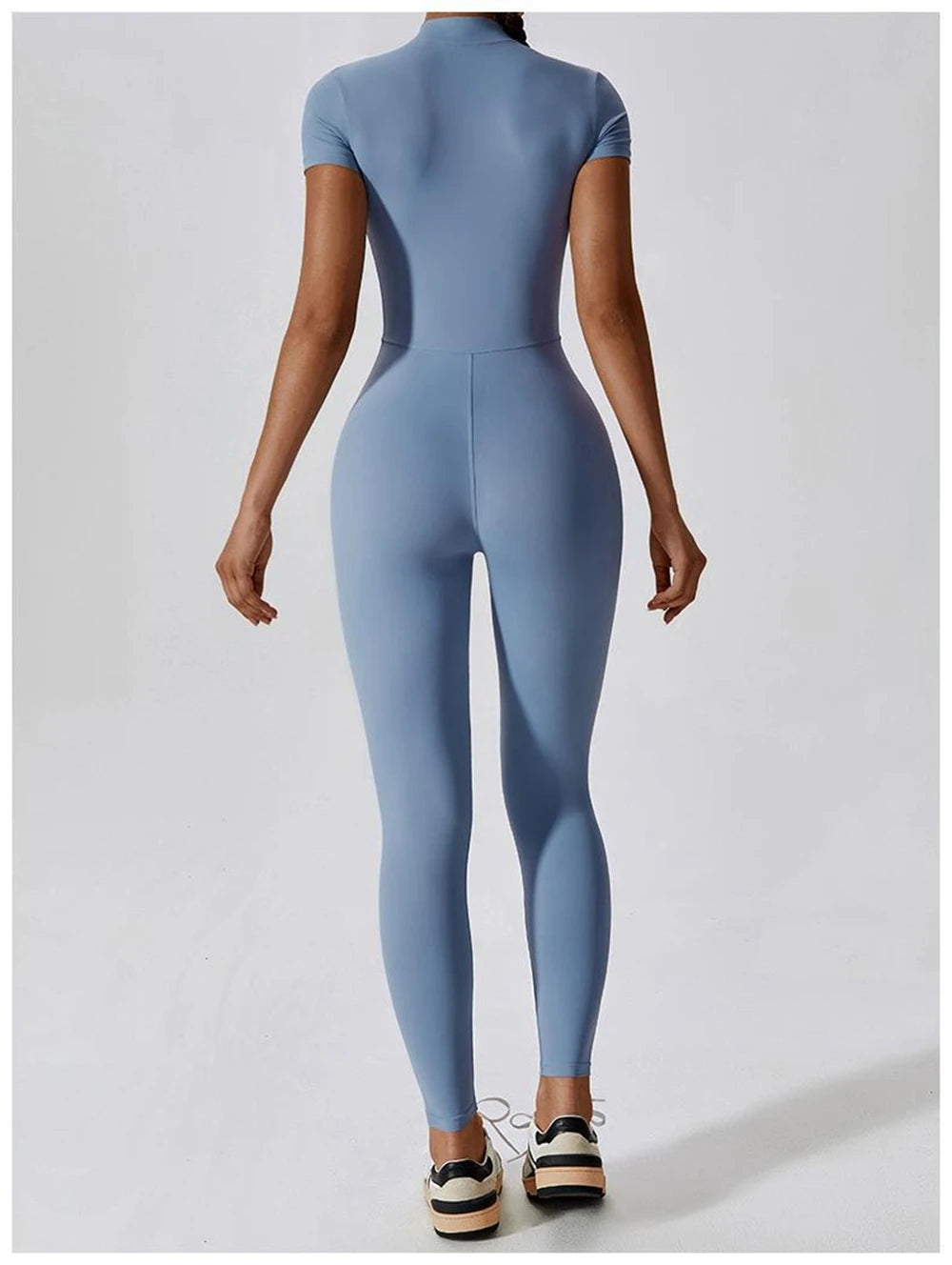 Slim Fit Zipper Jumpsuit – Feminine Power in One Piece