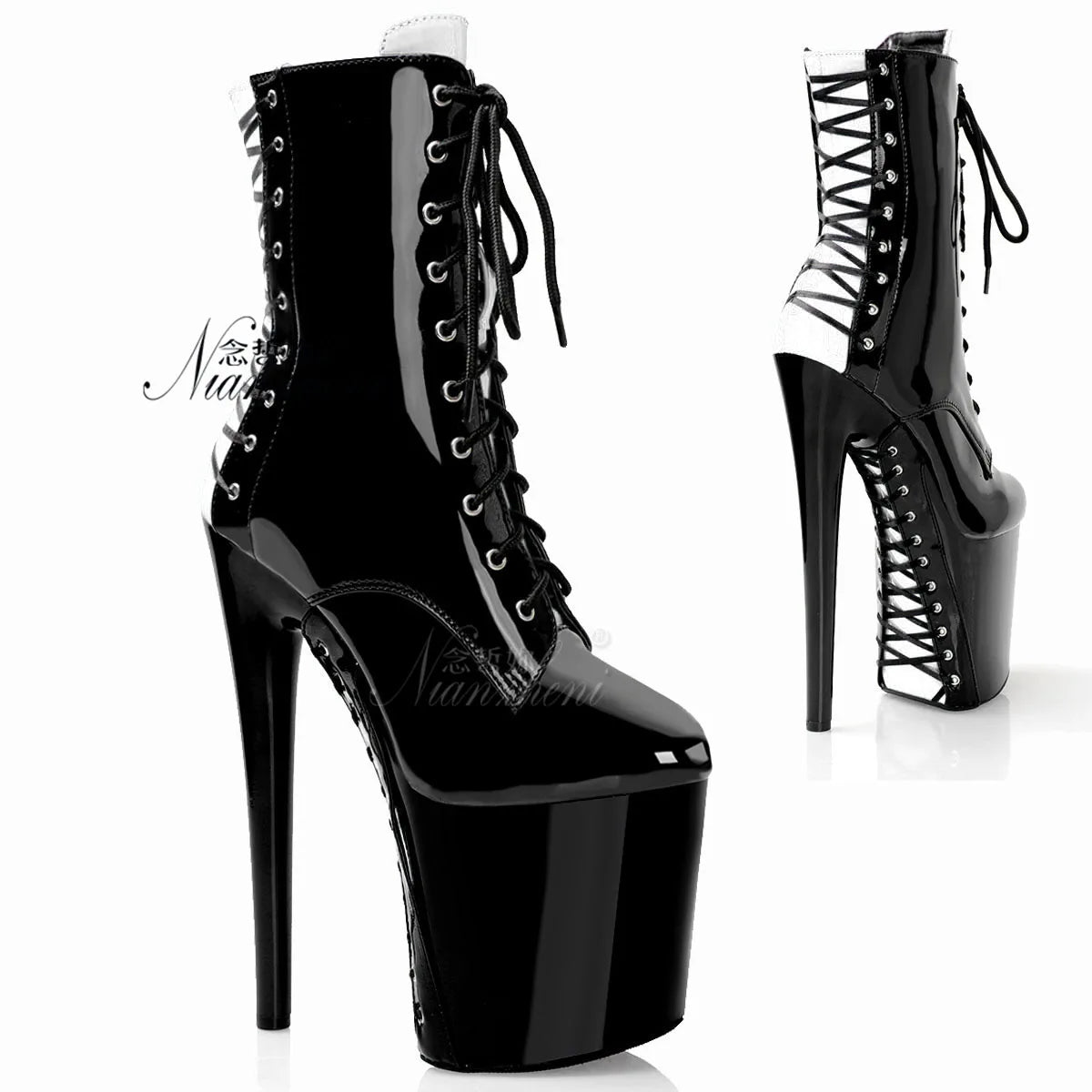 Shiny Shock Boots – Fetish Glam in deiner Farbe