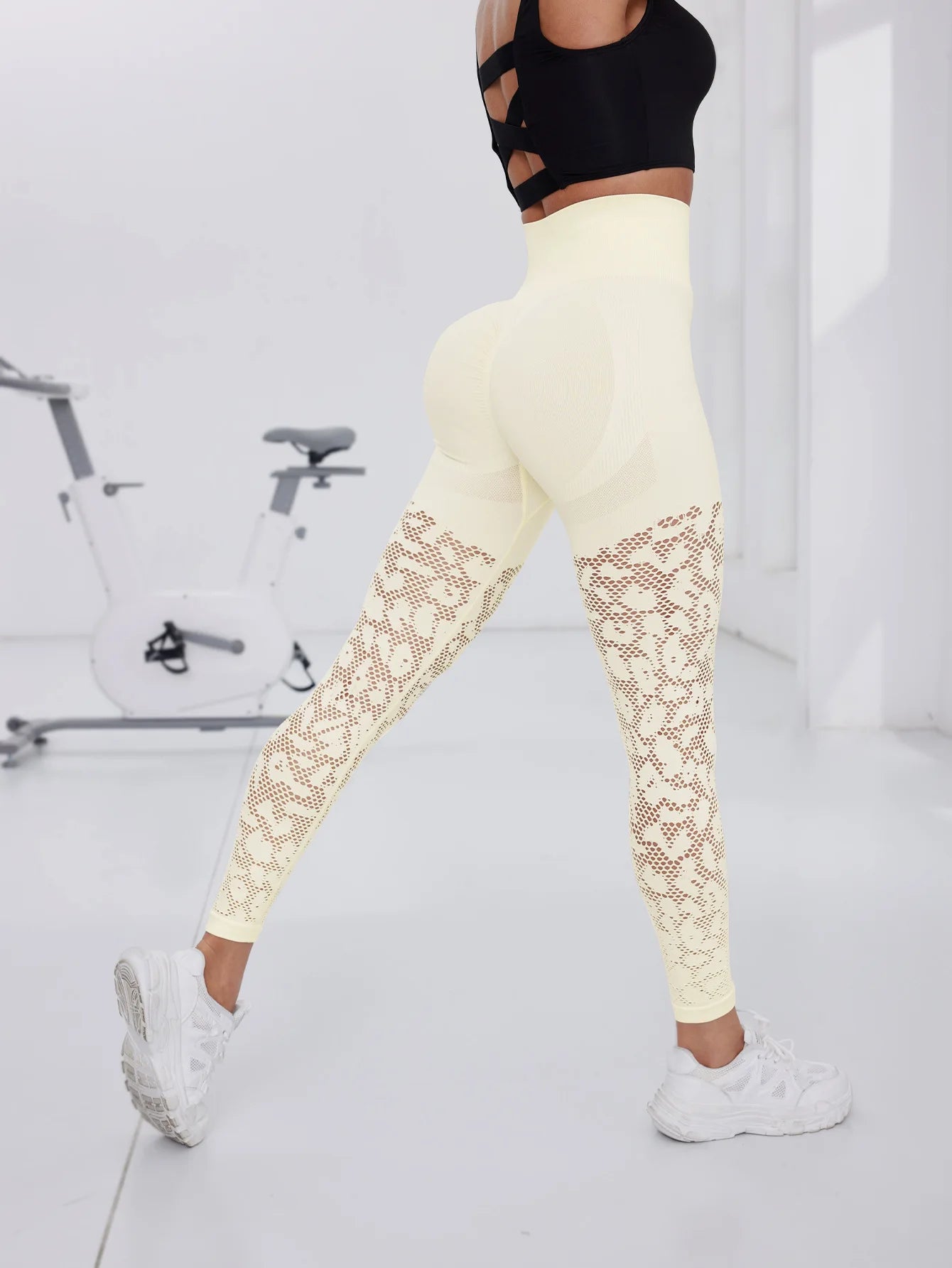 TRY TO BN Sport‑Leggings – Nahtlose Mesh‑Power für dein Workout