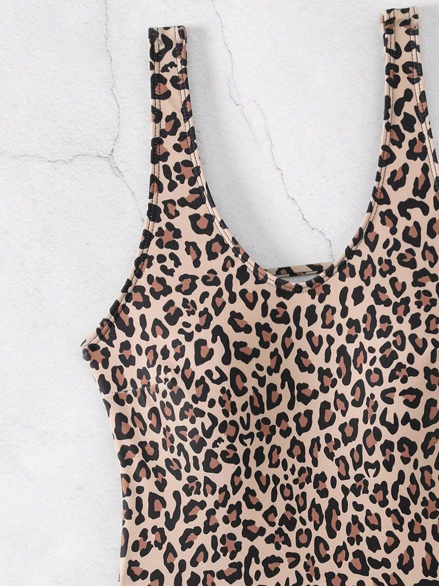 Leopard Monokini – wild, rückenfrei & figurbetont sexy
