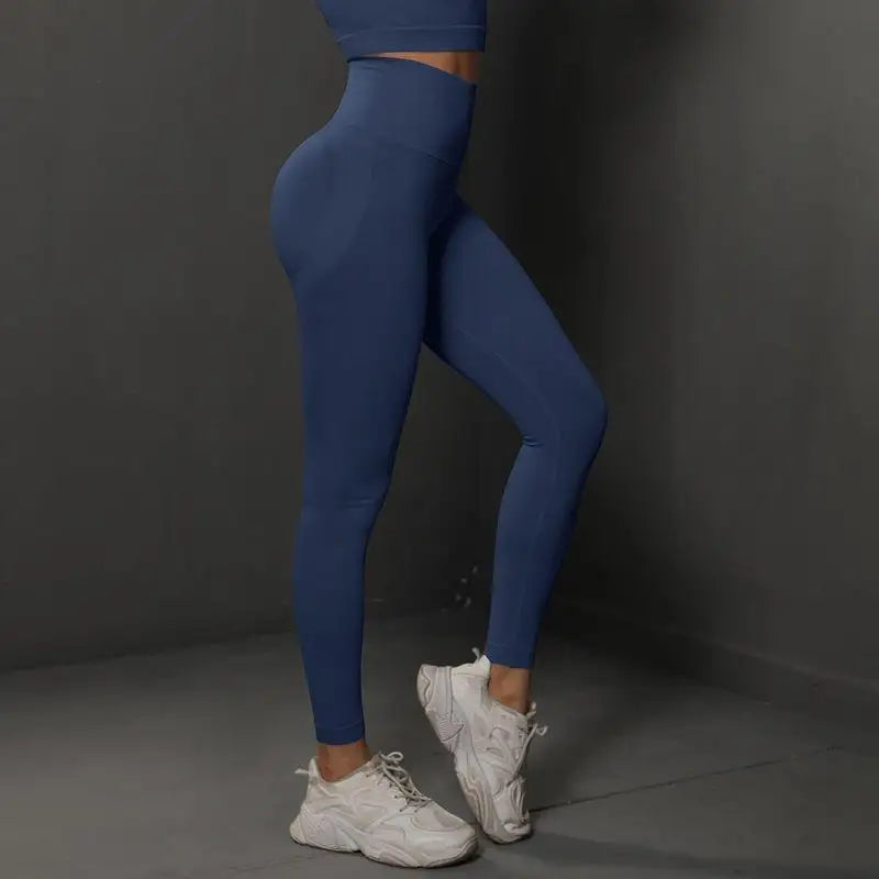 Nahtlose Fitness-Leggings – Push-Up & Hohe Taille für Perfekten Halt