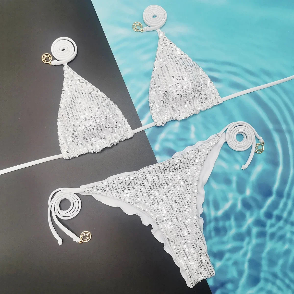 Glitzer Pailletten Bikini – funkelnd, sexy & gemacht für den großen Auftritt