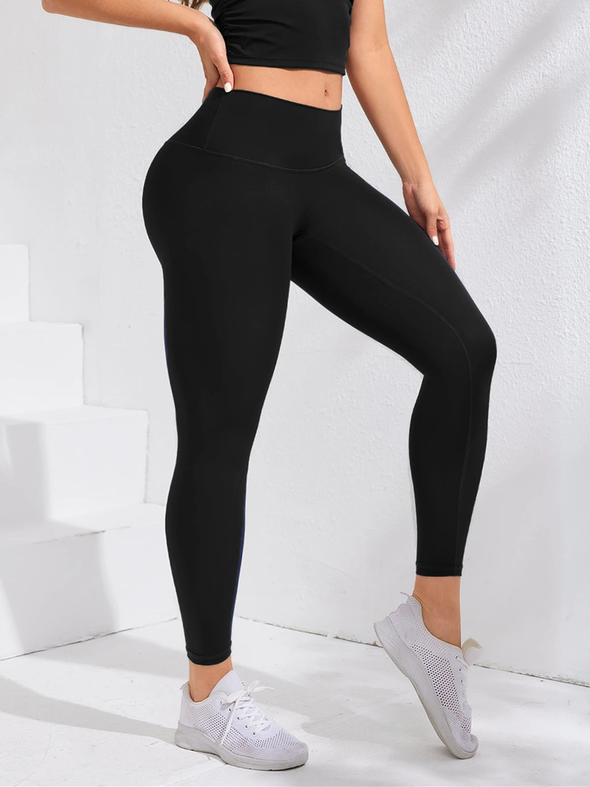 Hohe Taille Yoga-Leggings – Perfekte Passform für Sport & Alltag