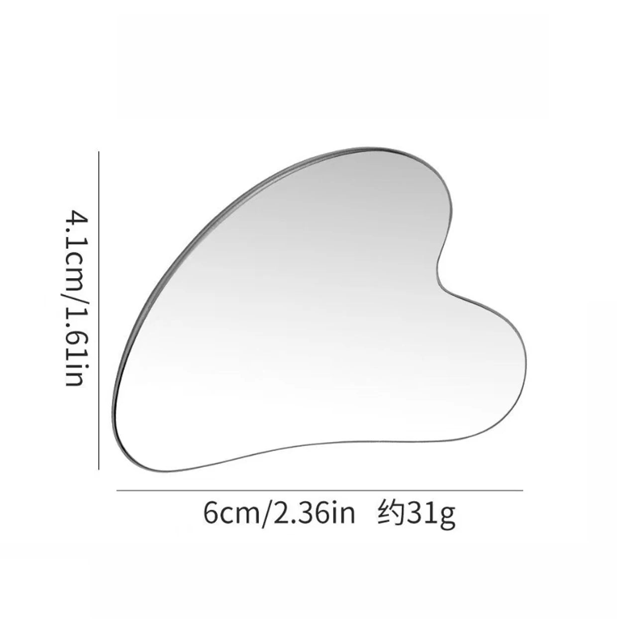 Gua Sha Schaber aus Edelstahl – Präzise Pflege. Tiefenentspannung.