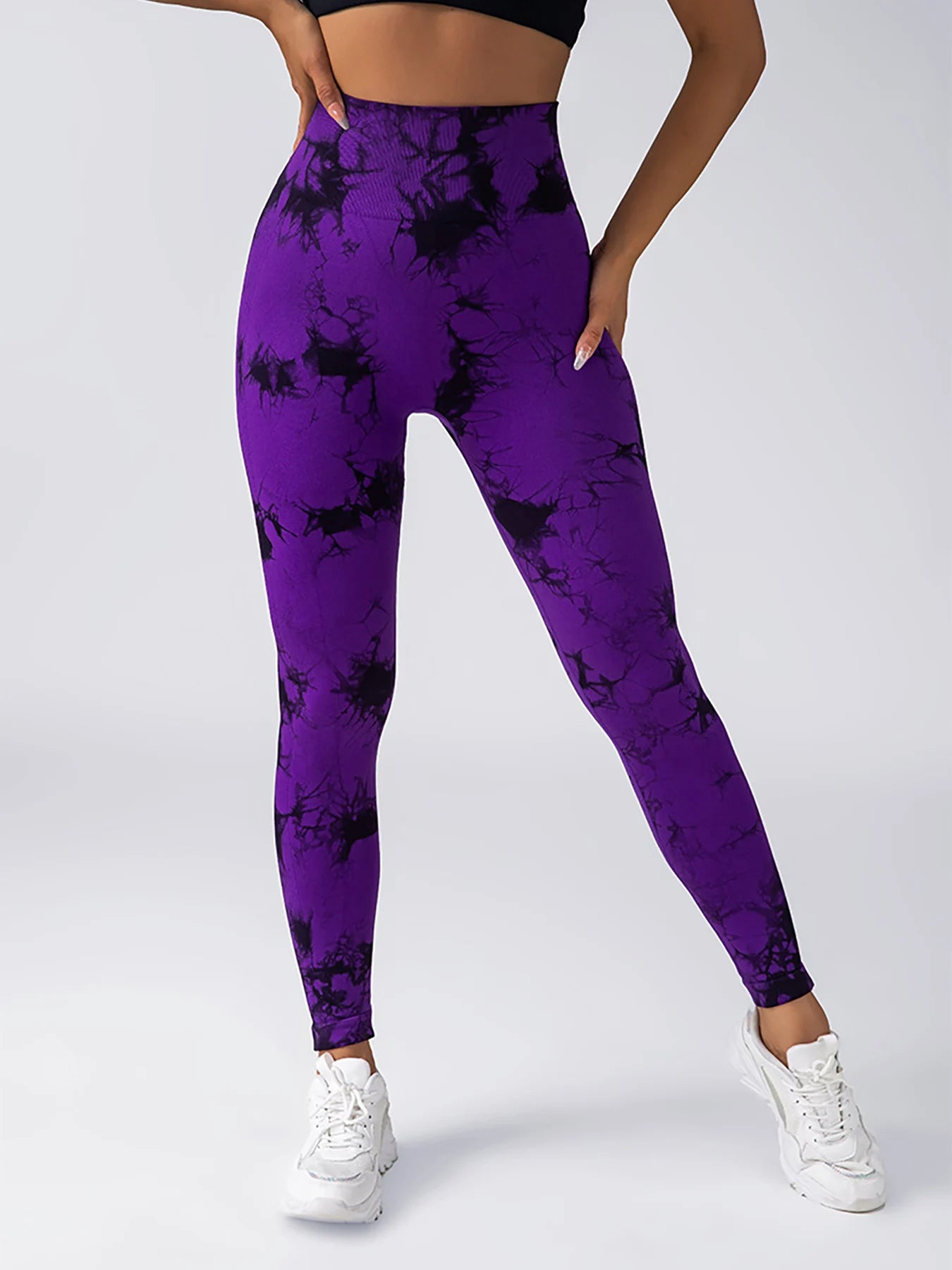 Nahtlose Tie-Dye Leggings – Stylischer Look & Perfekte Passform