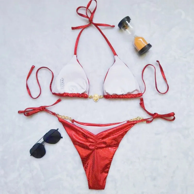Strass Bikini-Set – glamourös, sexy & perfekt für den Sommer