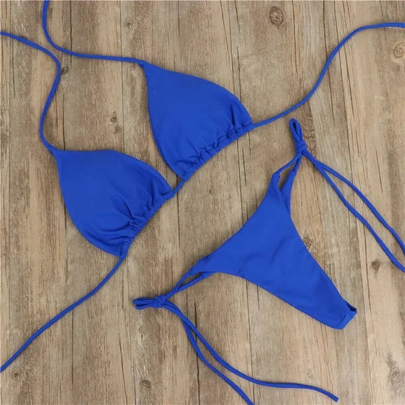 Seitlich gebundener G-String Bikini – minimalistisch, feminin & ultra sexy