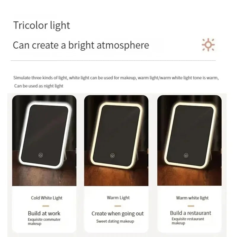 LED Schminkspiegel mit Ständer – Dein strahlender Begleiter