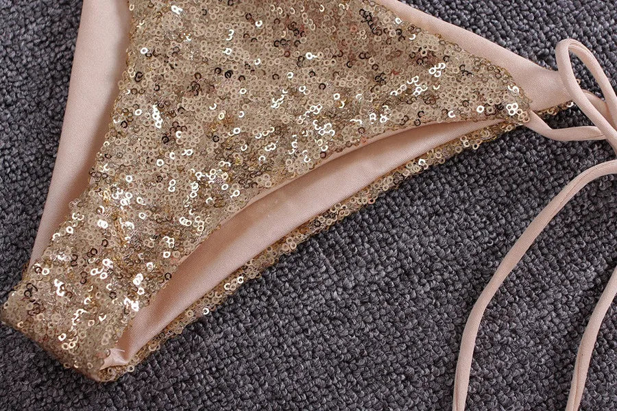 Pailletten & Diamant Bikini – ultra sexy, glitzernd & auffällig elegant