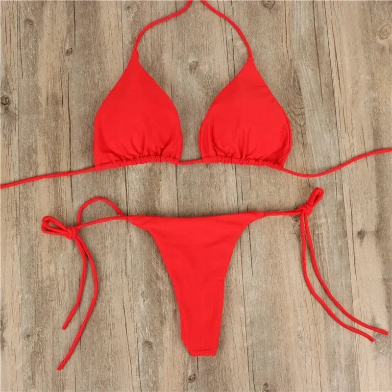 Seitlich gebundener G-String Bikini – minimalistisch, feminin & ultra sexy
