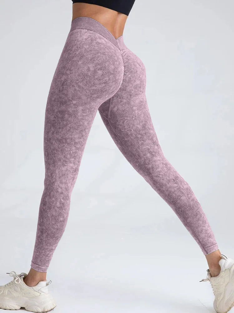Nahtlose V-Back Leggings β Kurvenbetont & Komfort pur π