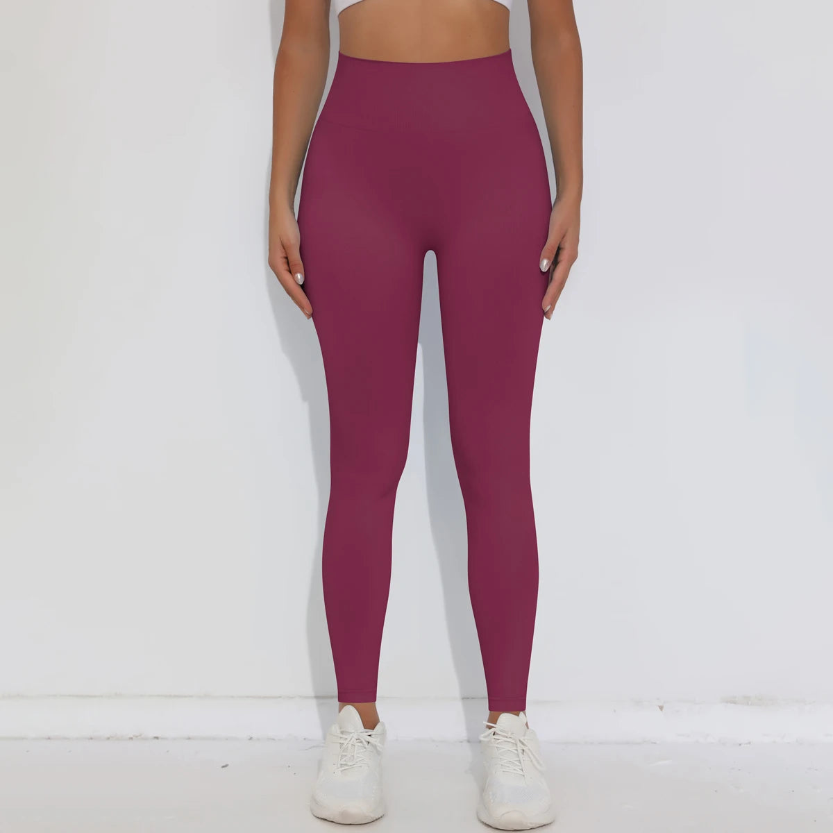 V-Butt Yoga Leggings – High-Waist Fitnesshose mit Push-Up-Effekt