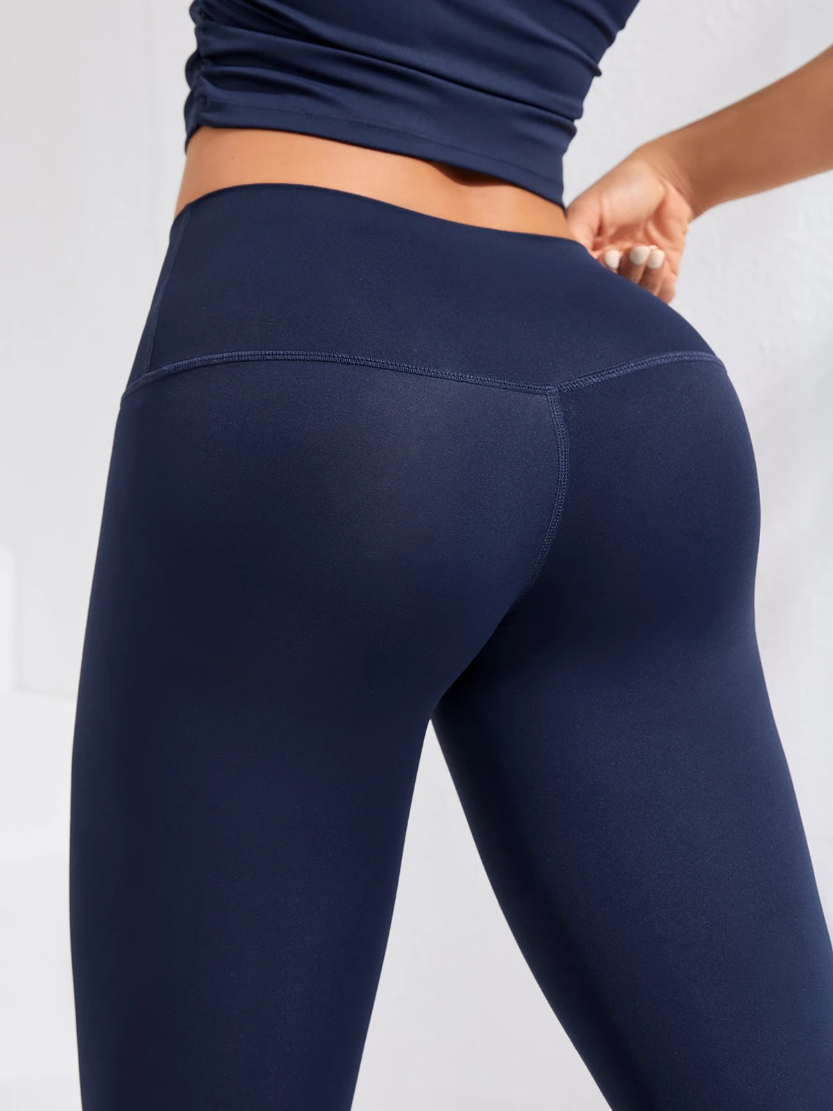 Hohe Taille Yoga-Leggings – Perfekte Passform für Sport & Alltag