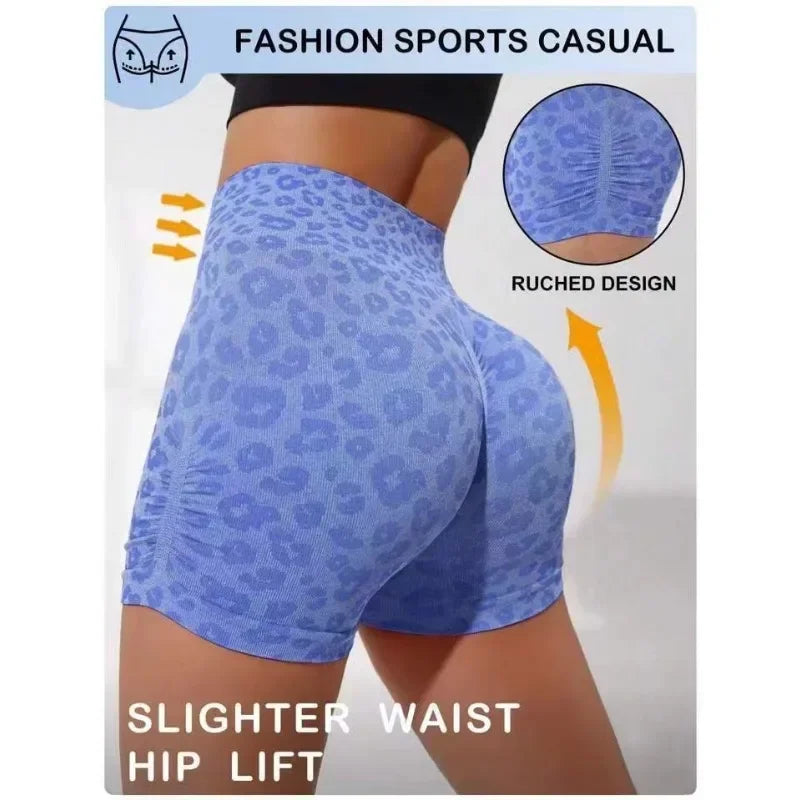 Fierce & Fit β Leopard Print Shorts ππ₯