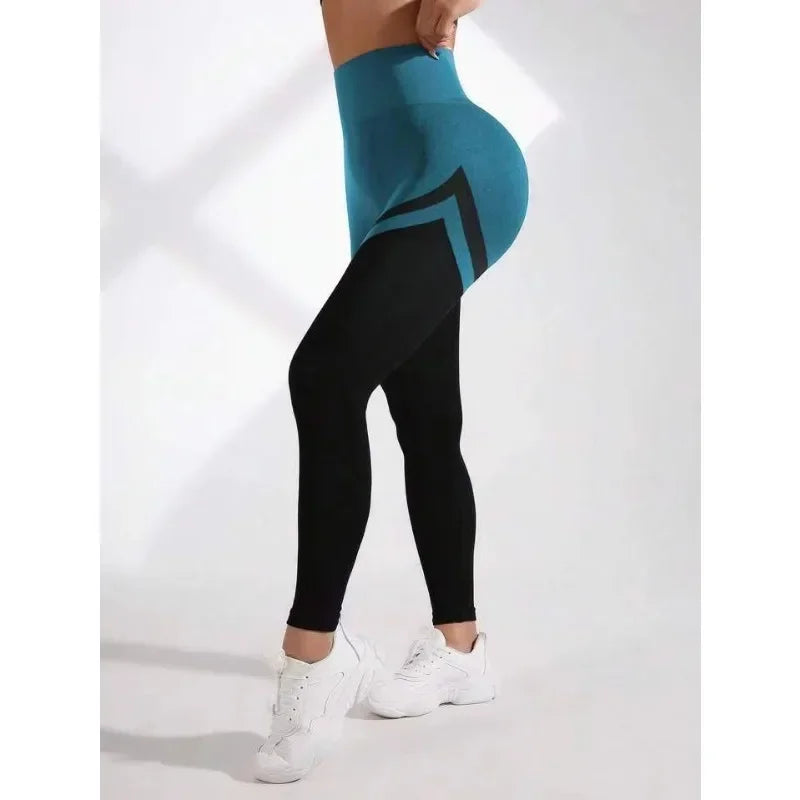 Nahtlose Streifen‑Butt‑Lift Leggings – High‑Waist Power für dein Workout